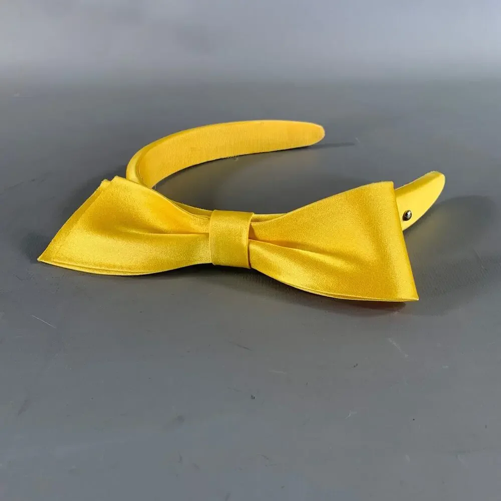 LOUIS VUITTON Yellow Grosgrain Ribbon Hats